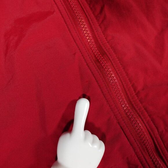 Vintage LL Bean 3 Season Jacket Mens Large Fleece Lined Lightweight Red - Picture 8 of 11